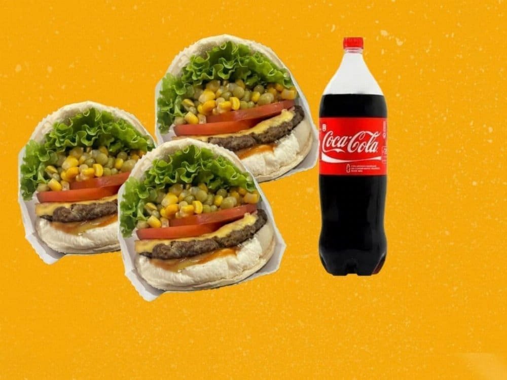 3 X Salada + Coca 1,5